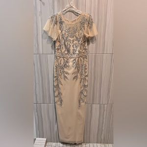 Formal dress. Embellished floor length